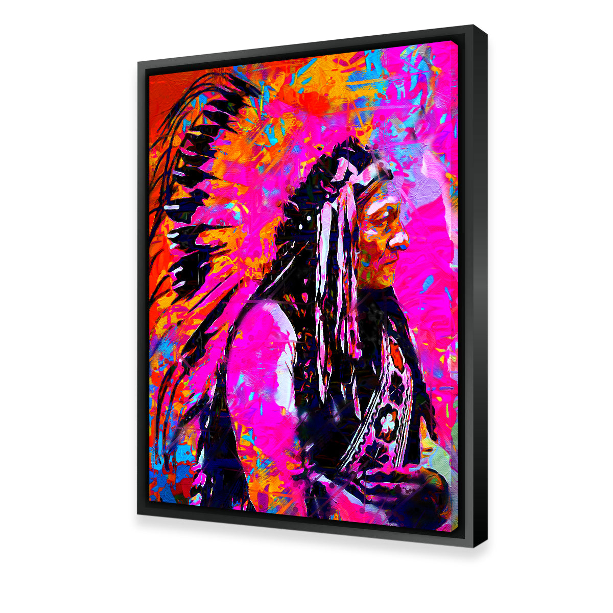 Exquisite Sitting Bull Wall Art by Stephen Chambers
