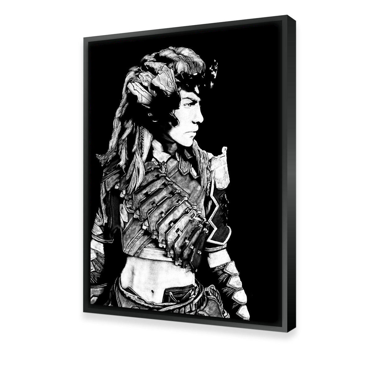 Stunning Aloy Wall Art by JPS Darko Art
