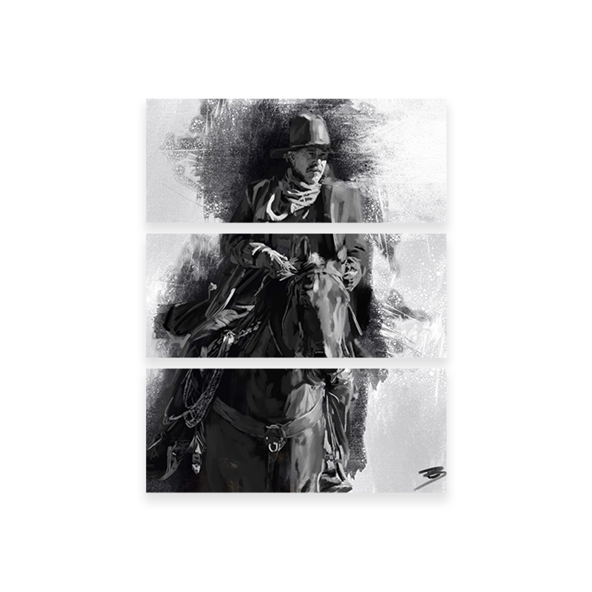 Horizon - Hayes by Andy Brackpool: Premium Handmade Canvas Print