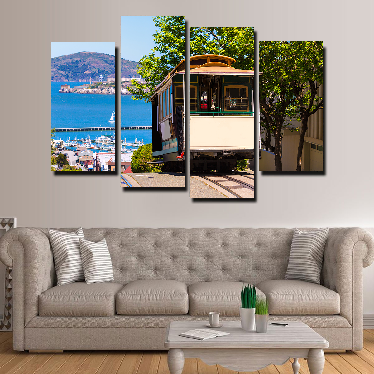 Hyde Street Cable Car High - Quality Wall Art for Stunning Home Decor
