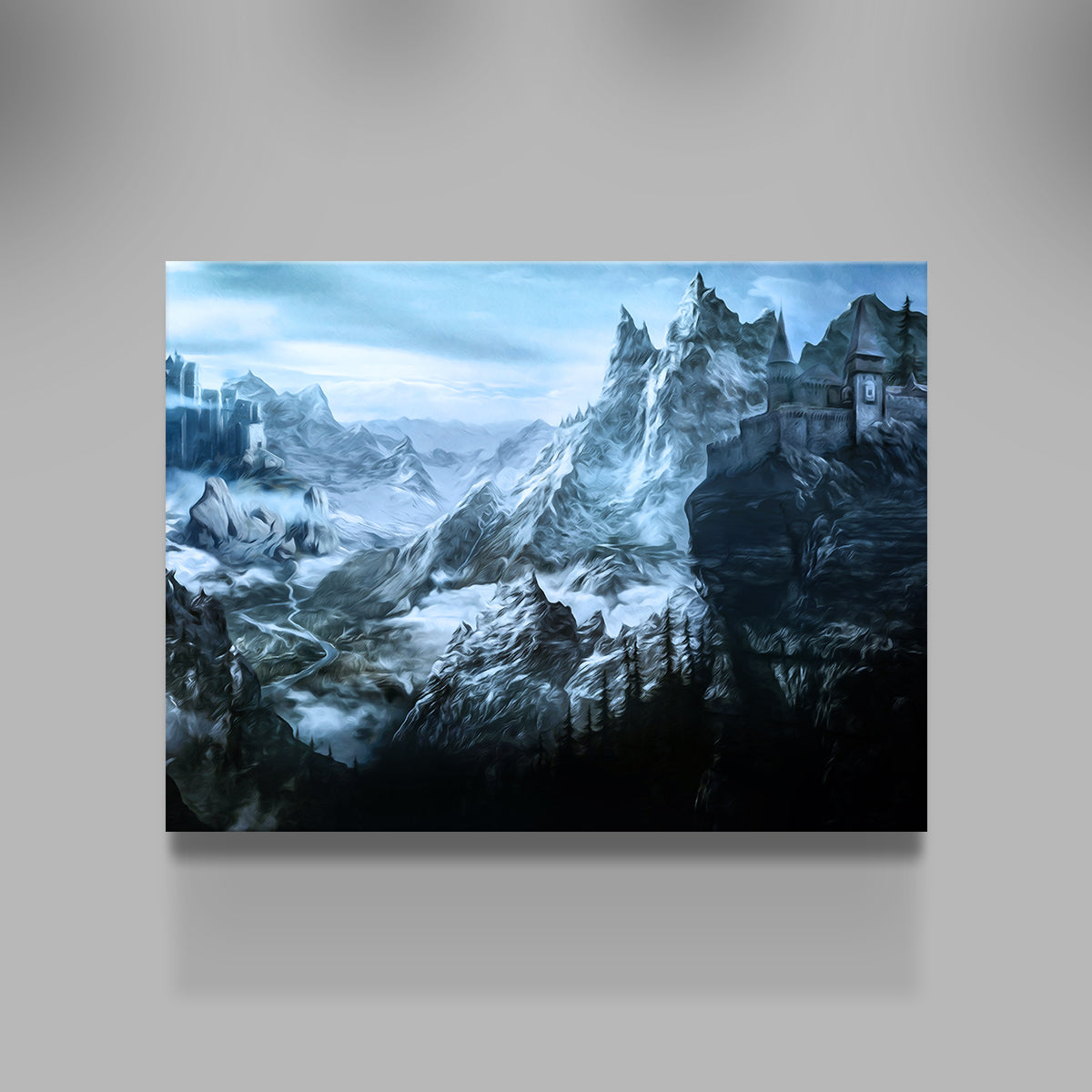 Stunning Castle Ridge Wall Art by George Sorin