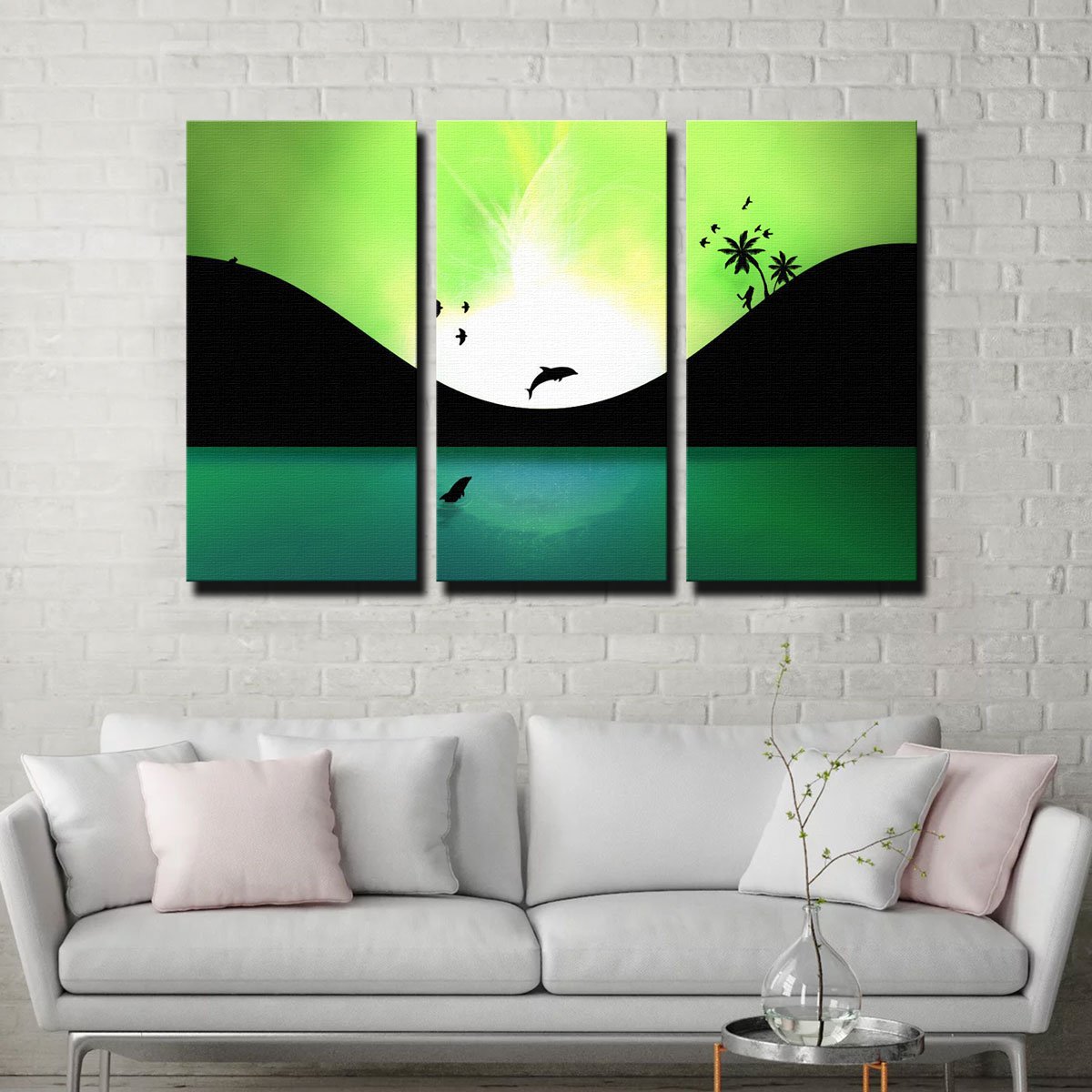 Stunning Neon Sunset Wall Art for Striking Home Decor