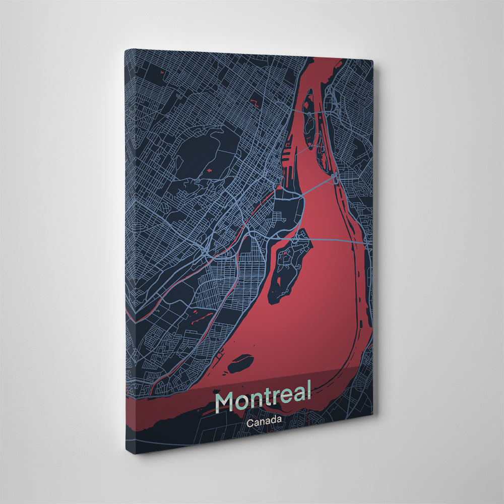 Exquisite Montreal Wall Art by Tovu Yovi