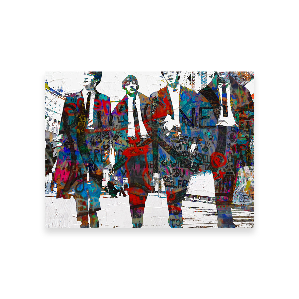 Stunning Beatles Imagine Peace Wall Art by Stephen Chambers