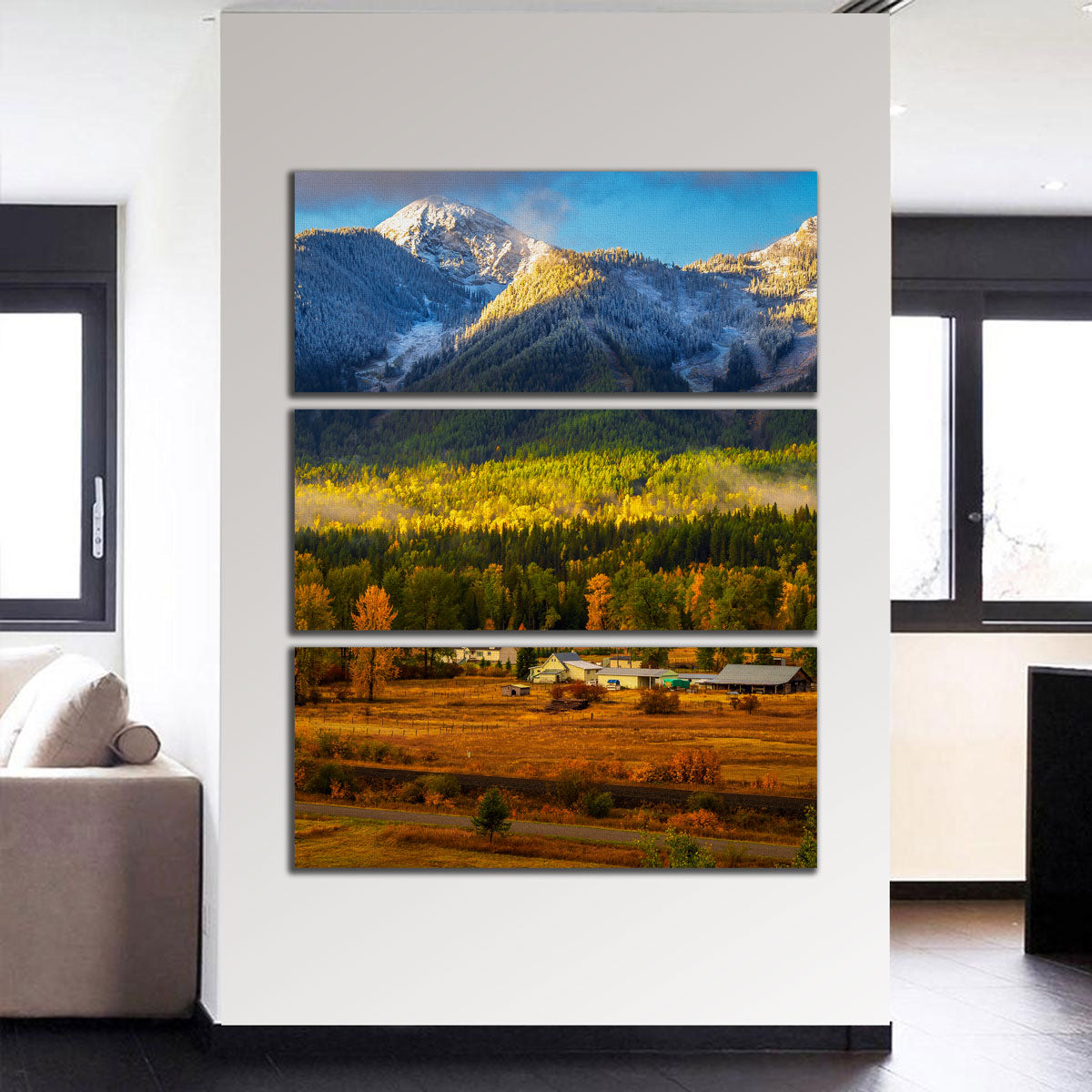 Stunning Ski Hill Wall Art by Mike Cotton