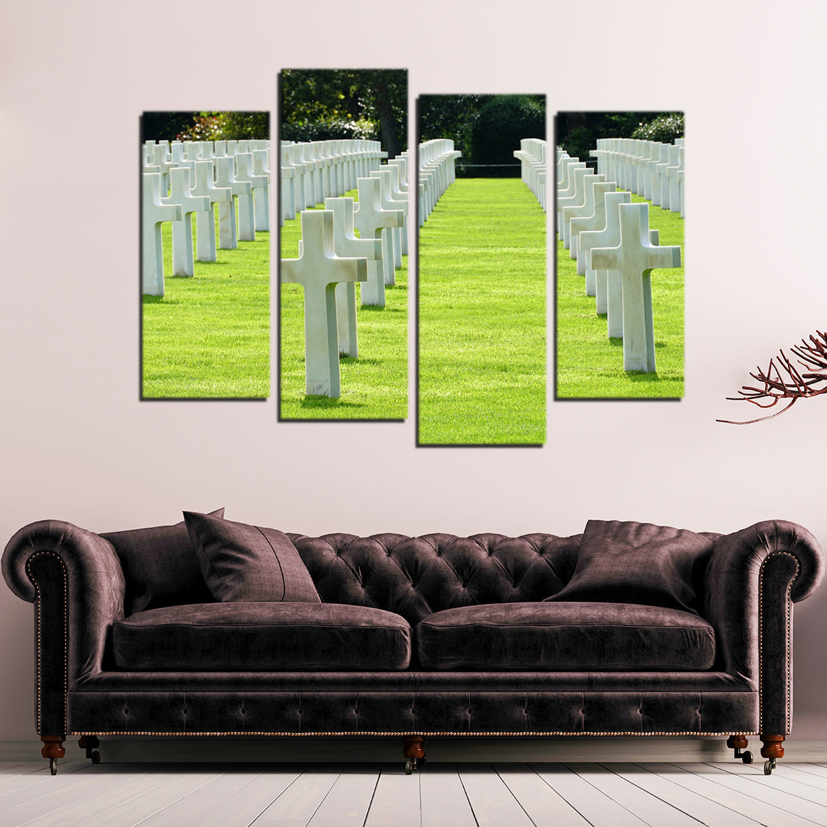 Normandy American Military Cemetery Stunning Wall Art by David Campbell