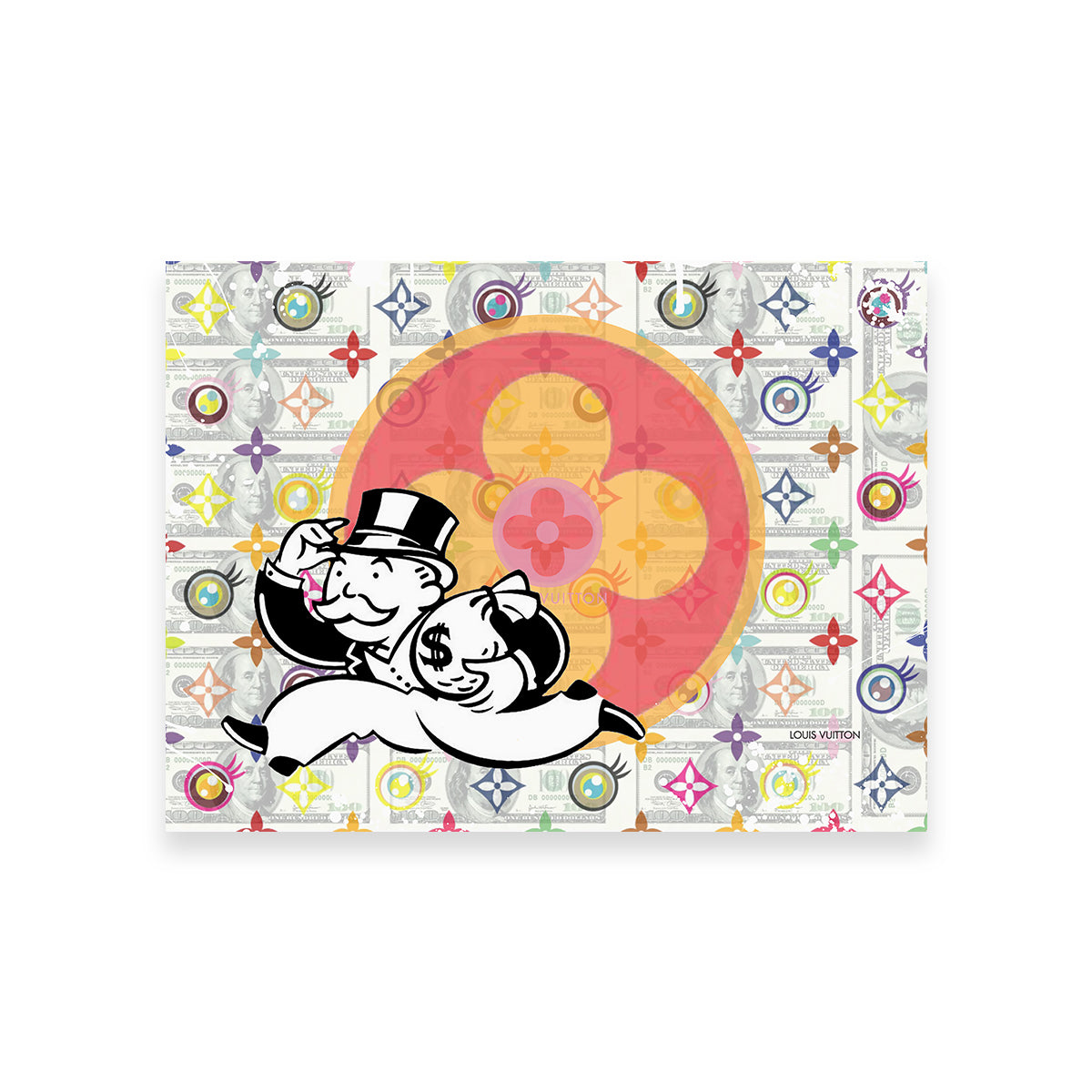Unique Money Bag Boy Wall Art by TJ - Ideal for Home Decor