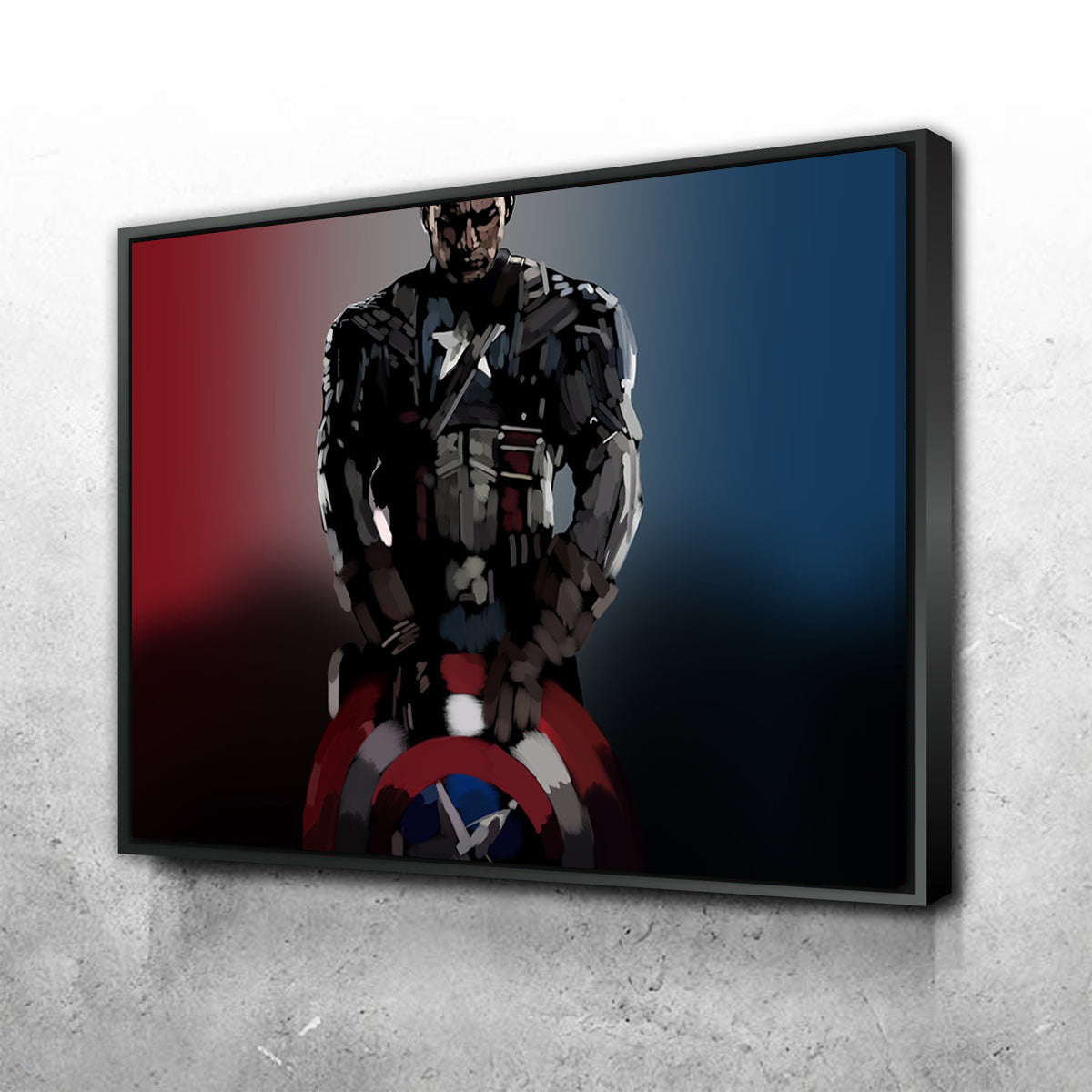 Captain America's Cap and His Shield Wall Art by Andy Brackpool