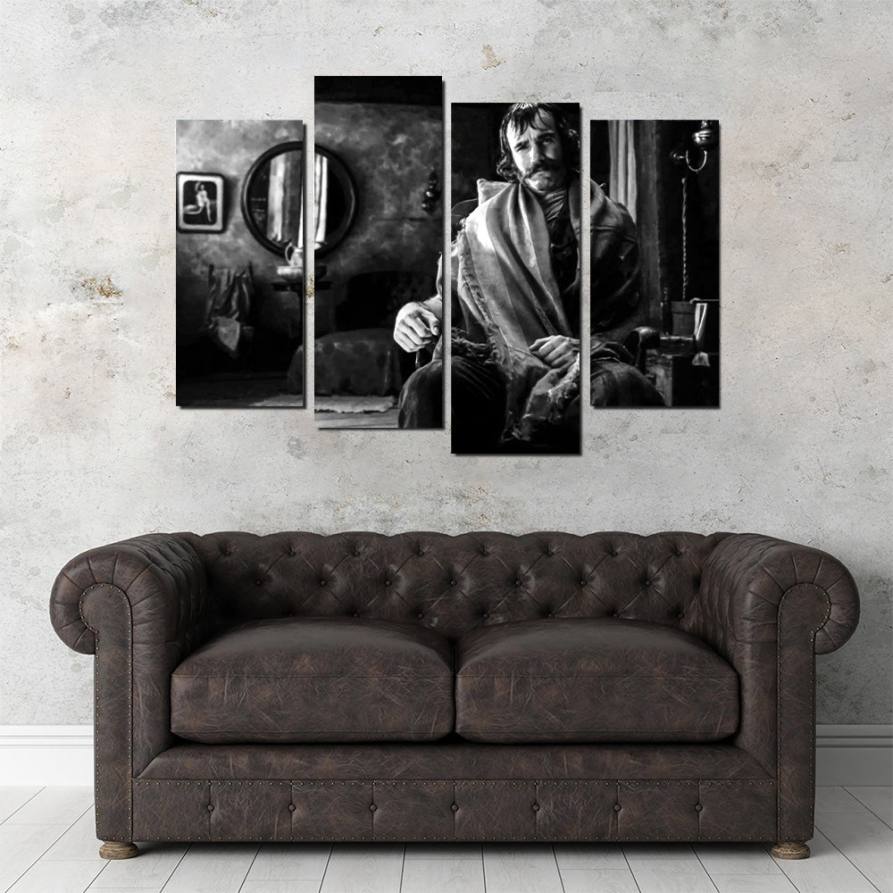 Bill the Butcher Stunning Grayscale Wall Art for Home Decor