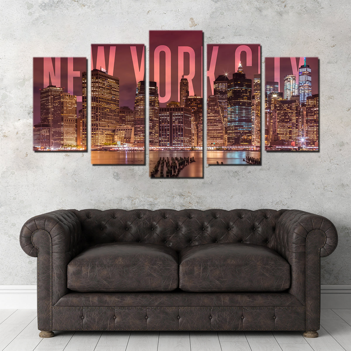 Stunning New York City Skyline Panorama Wall Art for Your Home Decor