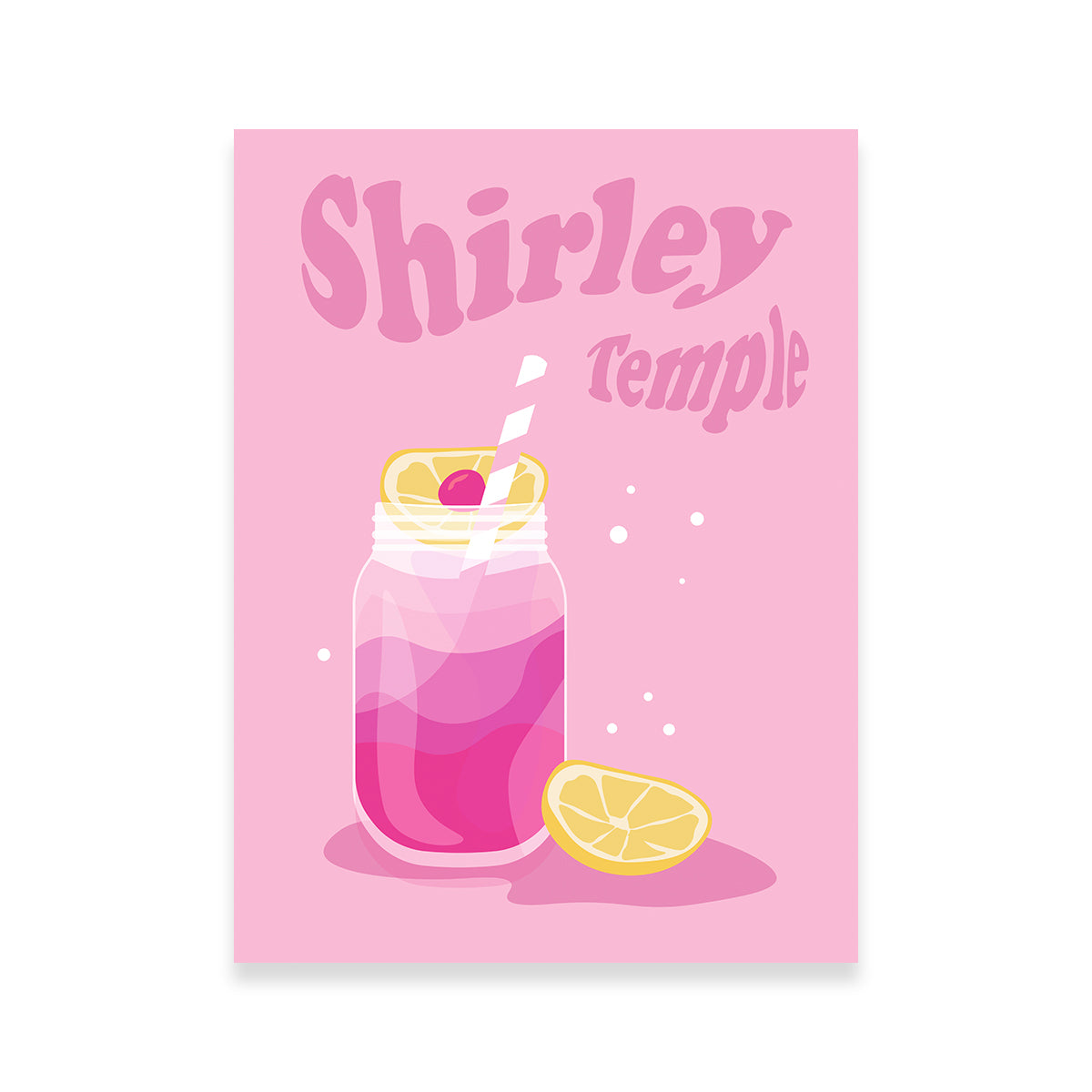 Stunning Shirley Temple Pink Wall Art for Your Home Decor