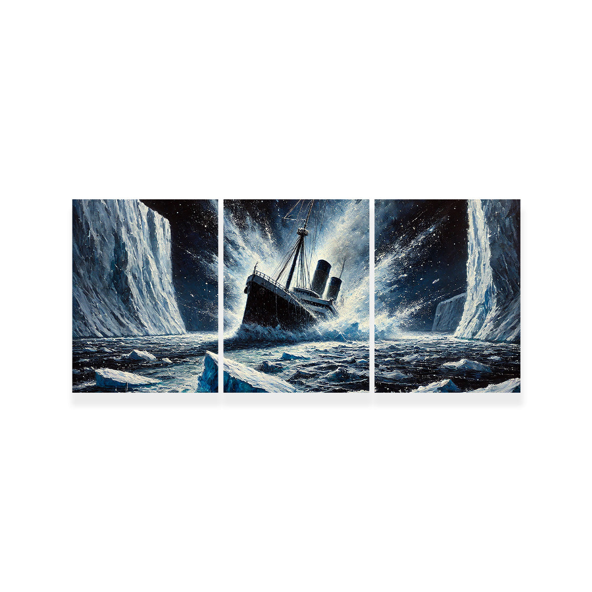 Exquisite Ship Iceberg Canvas Prints