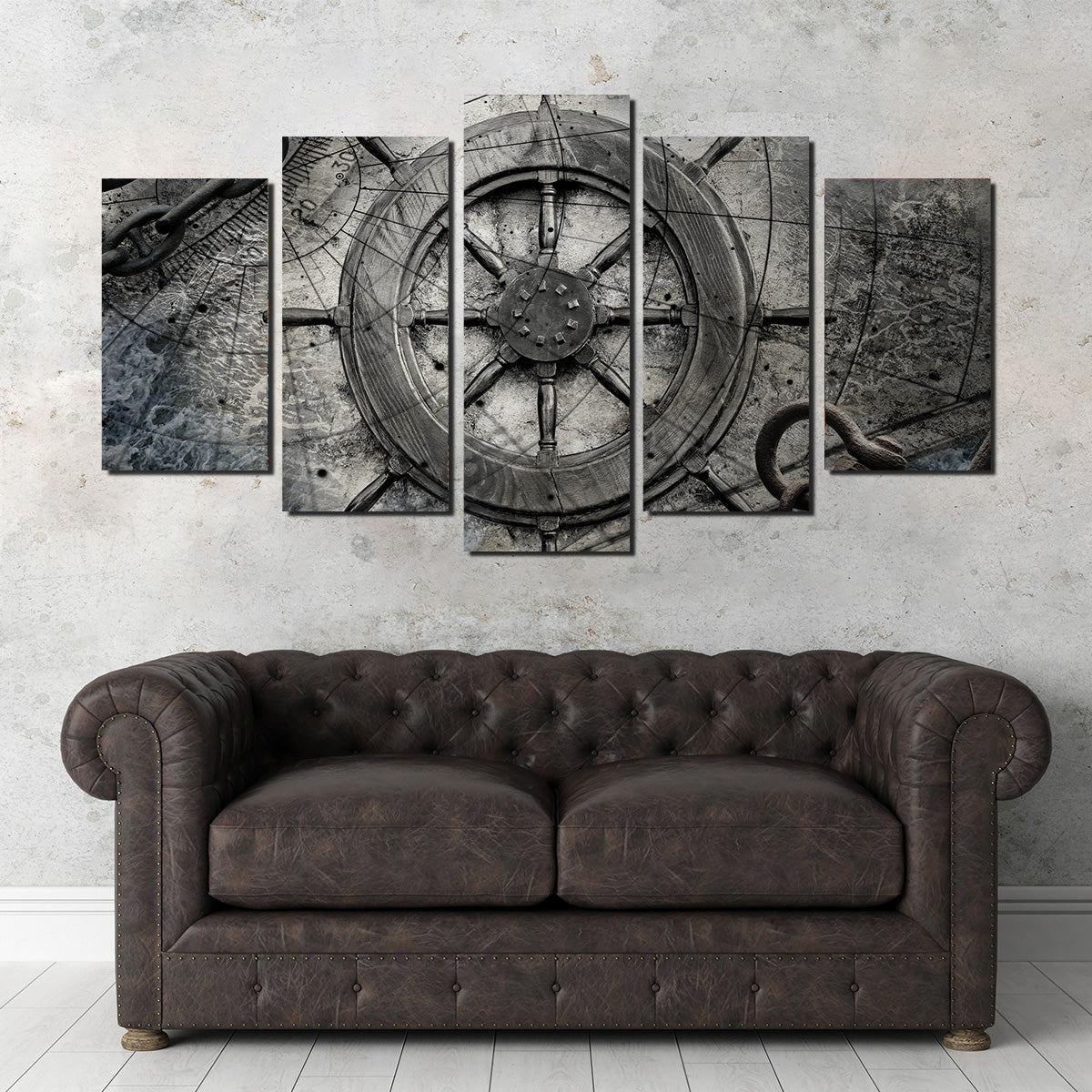 Stunning Helm and Chains Wall Art for Your Home Decor