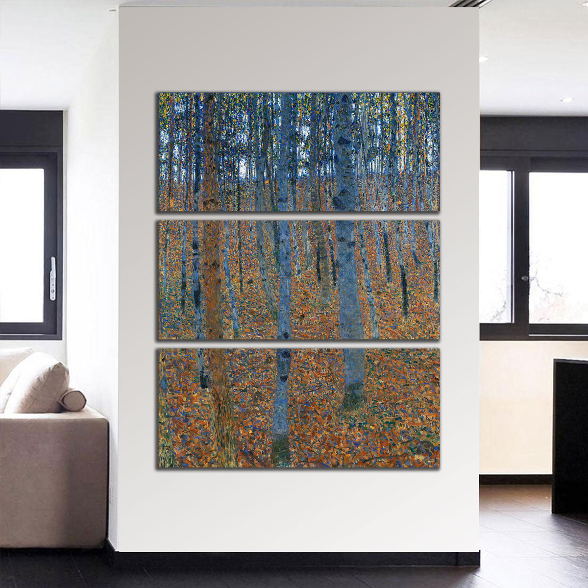 Gustav Klimt's Beech Grove Exquisite Wall Art