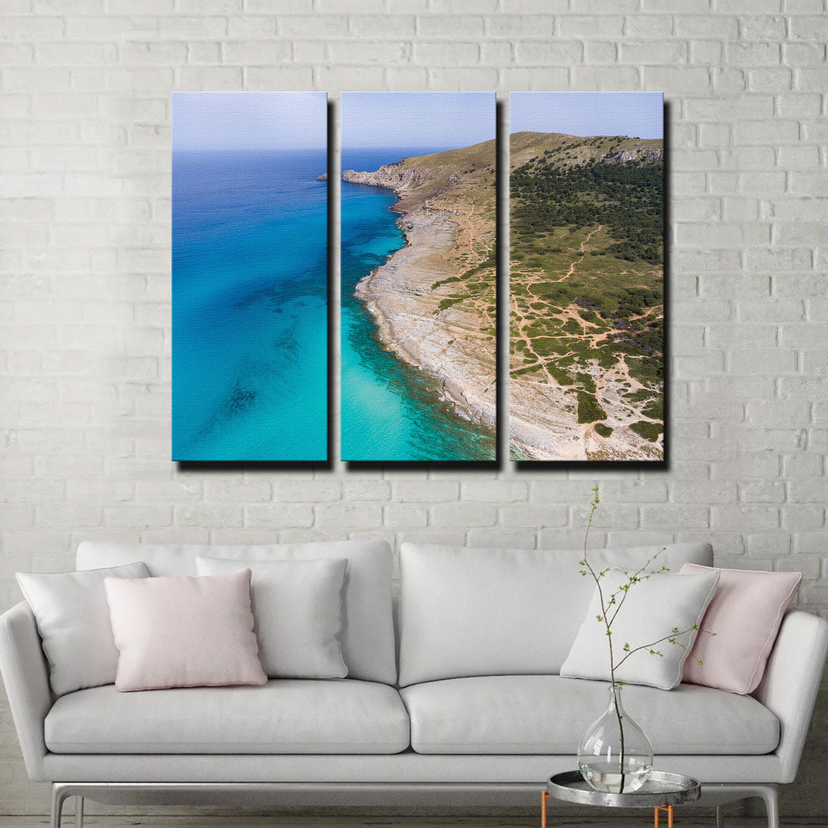 Exquisite Hill and Sea Wall Art by Karolis Janulis
