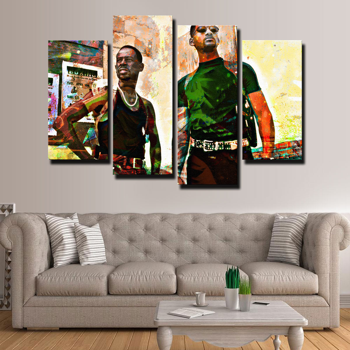 Stunning Bad Boys Wall Art for Home Decor
