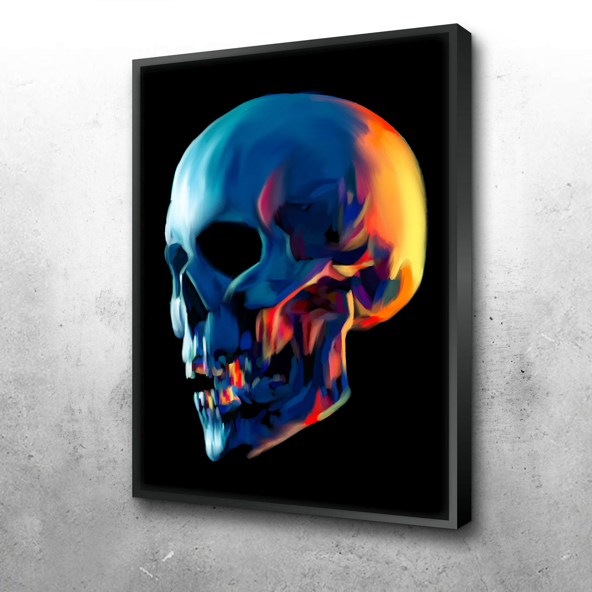 Eye - Catching Skull Shine Wall Art by Andy Brackpool