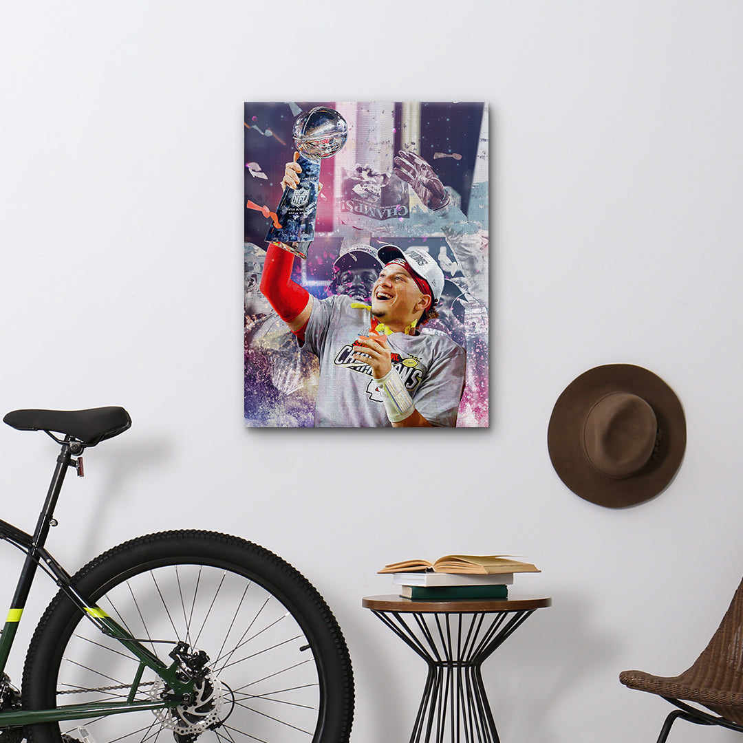 Exclusive Champs - Mahomes Wall Art for Sports Fans