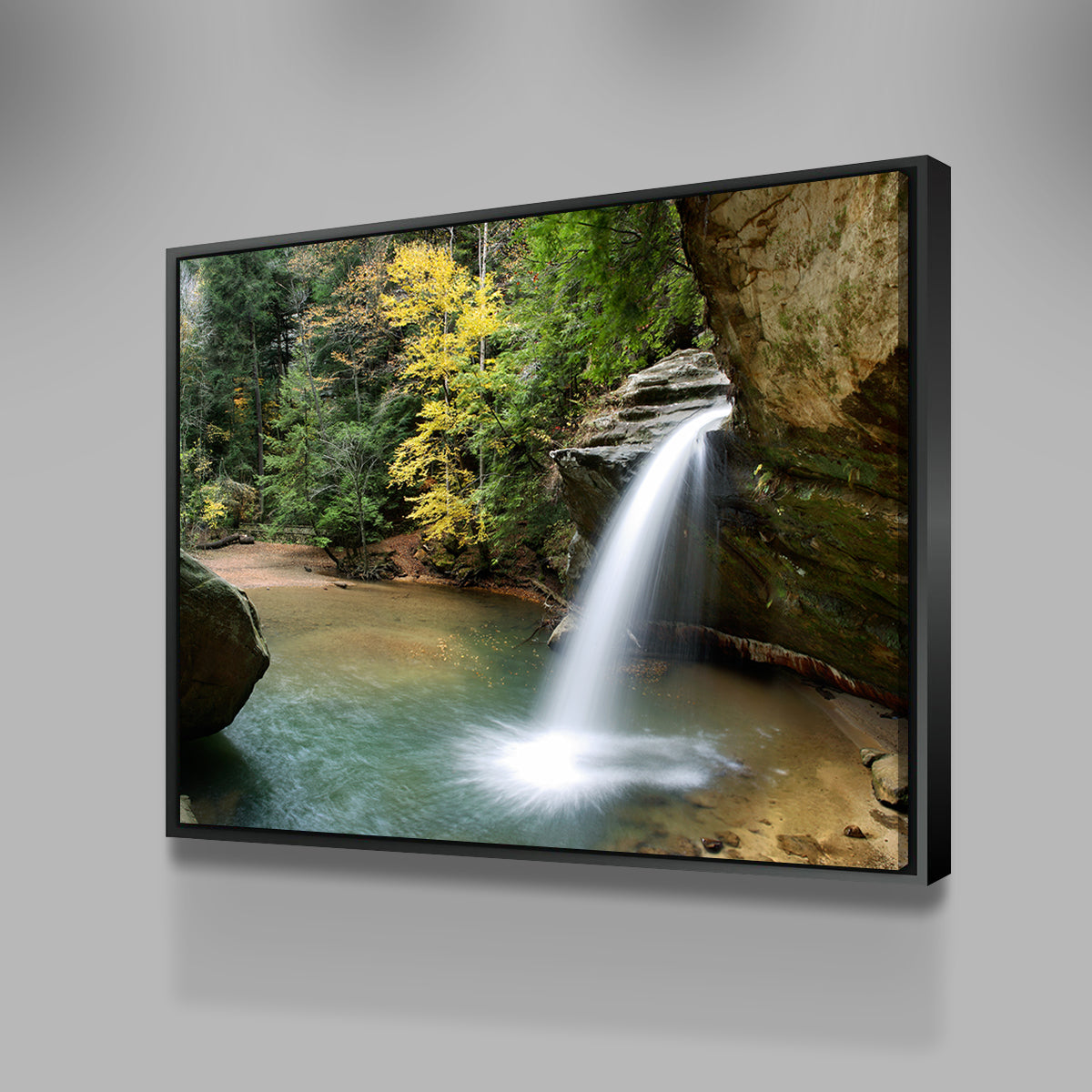 Stunning Old Man's Cave Lower Falls Wall Art for Home Decor