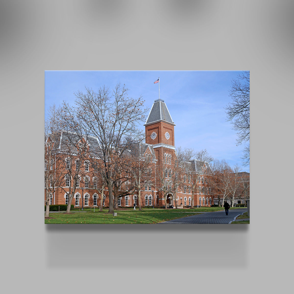 Exquisite Ohio State University Hall Wall Art - Museum Quality Canvas Print