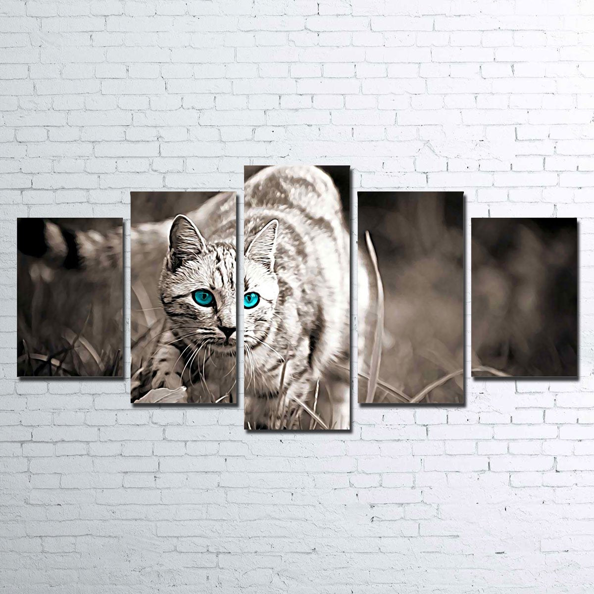 Exquisite Cat On The Prowl Wall Art for Your Home Decor