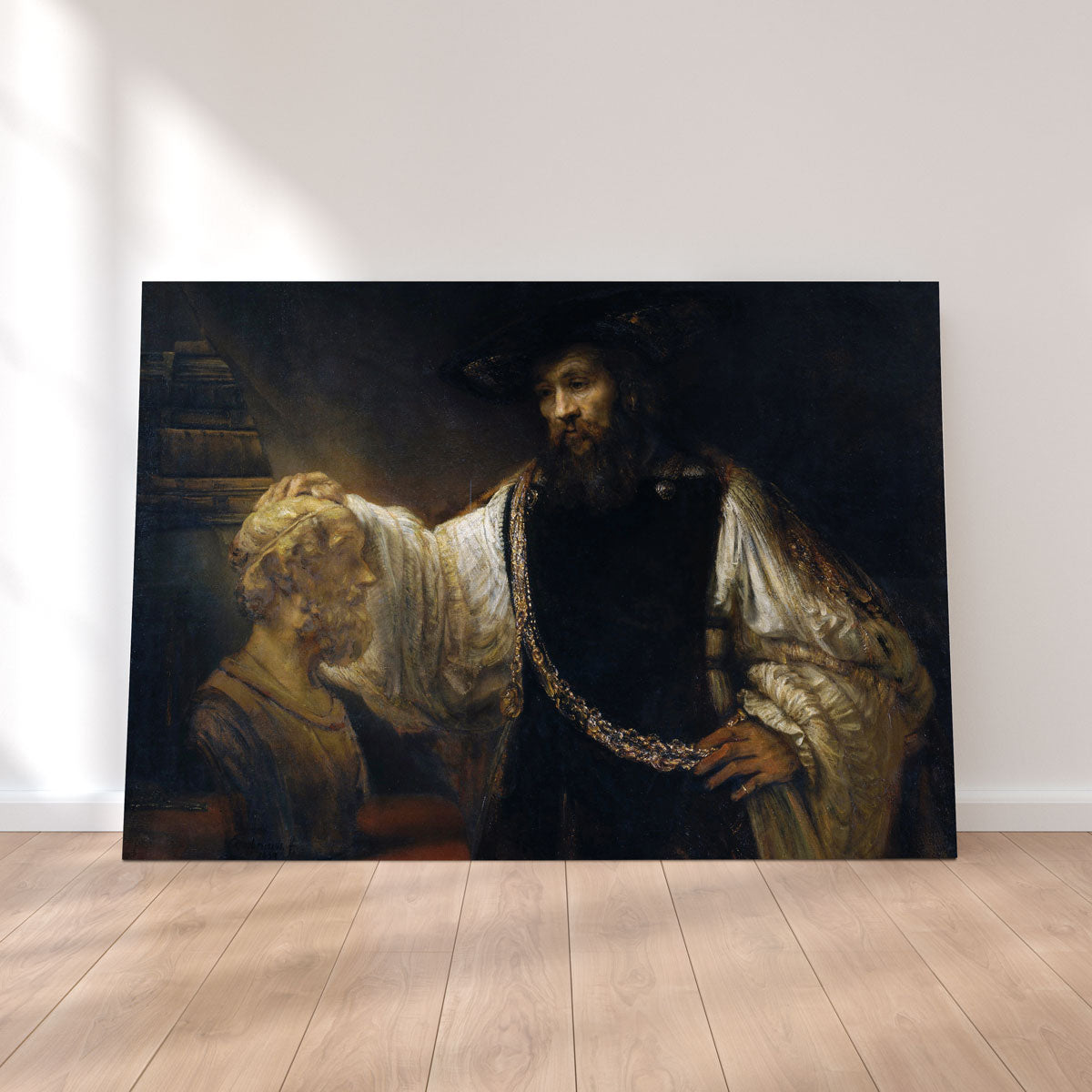 Exquisite Aristotle with a Bust of Homer Wall Art by Rembrandt