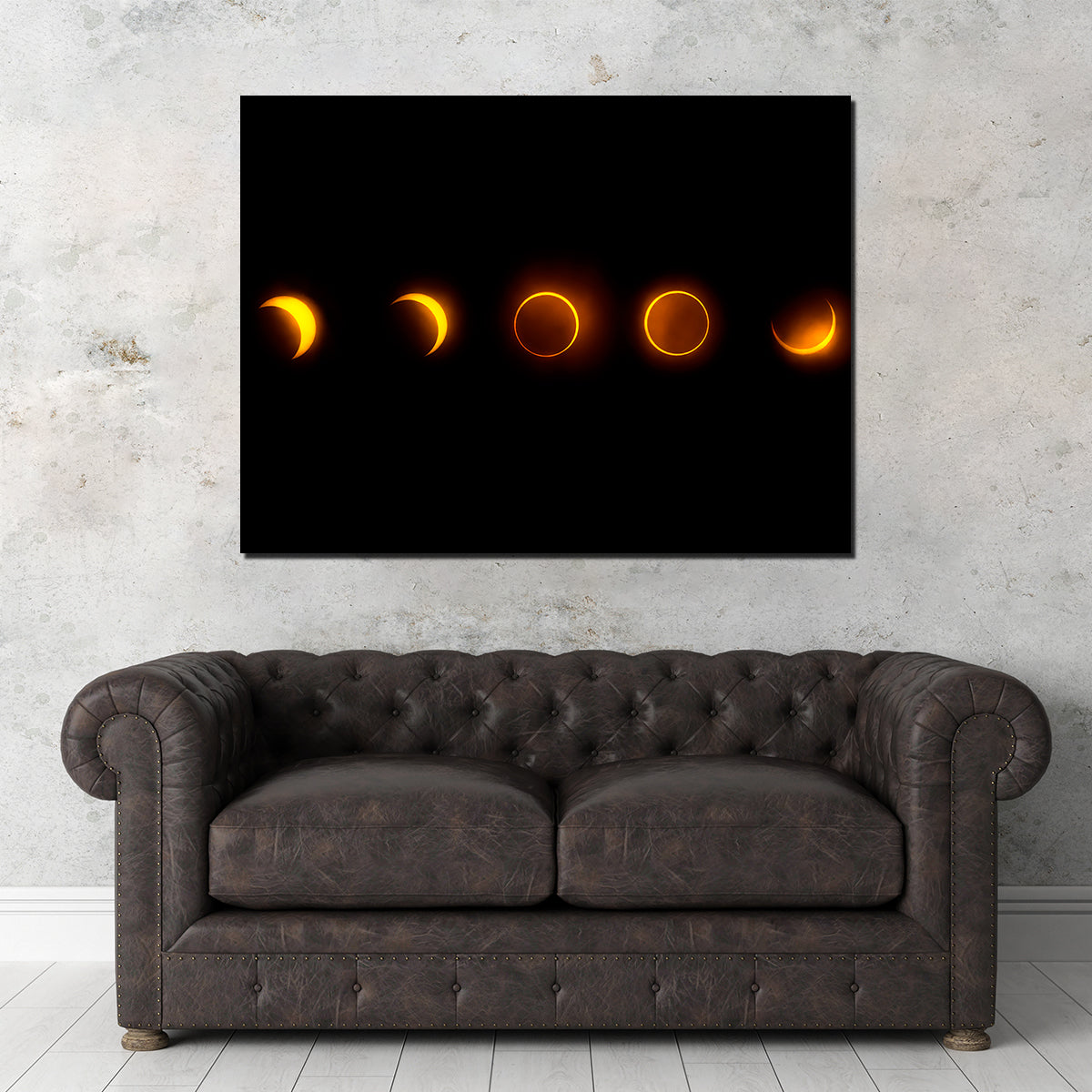 Stunning Annular Solar Eclipse - Brazil 2023 Wall Art by Sofia Leite Fonseca