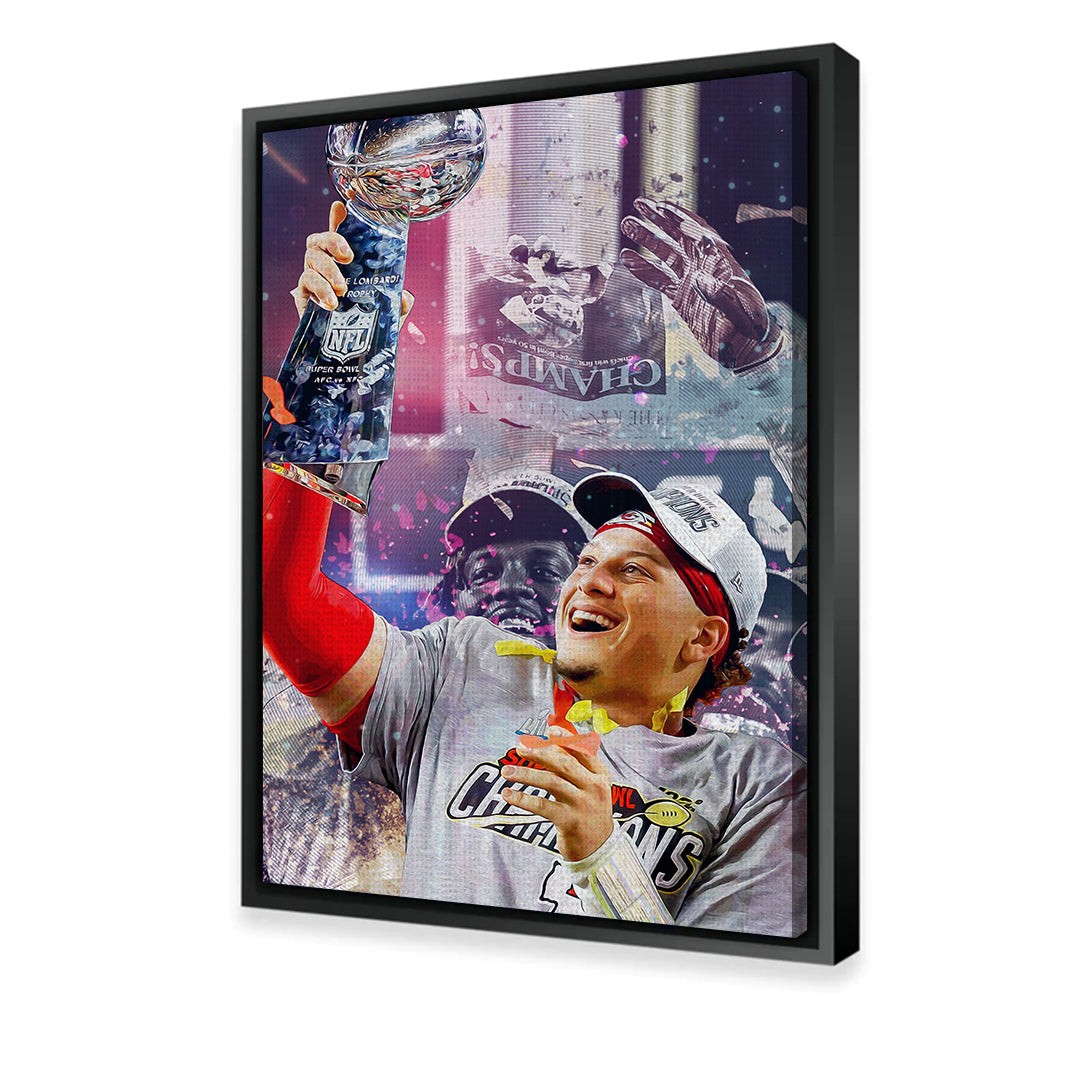 Exclusive Champs - Mahomes Wall Art for Sports Fans