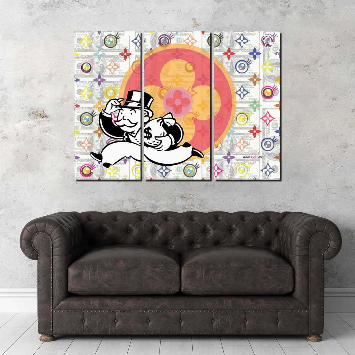 Unique Money Bag Boy Wall Art by TJ - Ideal for Home Decor