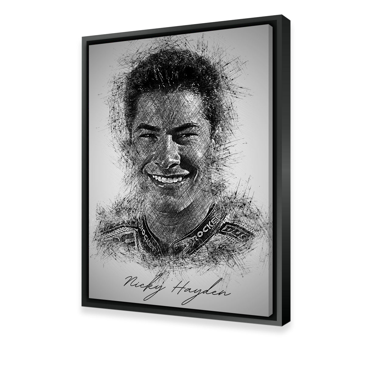 Nicky Hayden Exclusive Wall Art by Albi Art