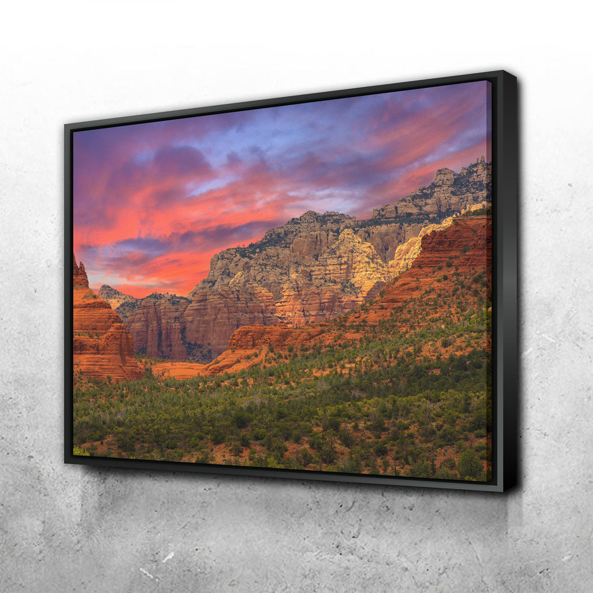 Stunning Sedona Sunset Wall Art for Home Decor