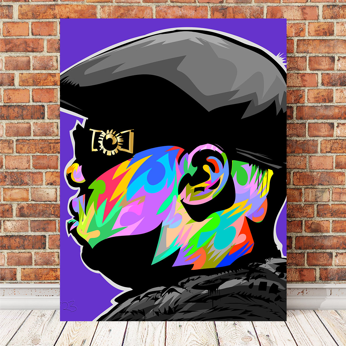 Eye - catching Biggie Stencil Wall Art for Your Home Decor