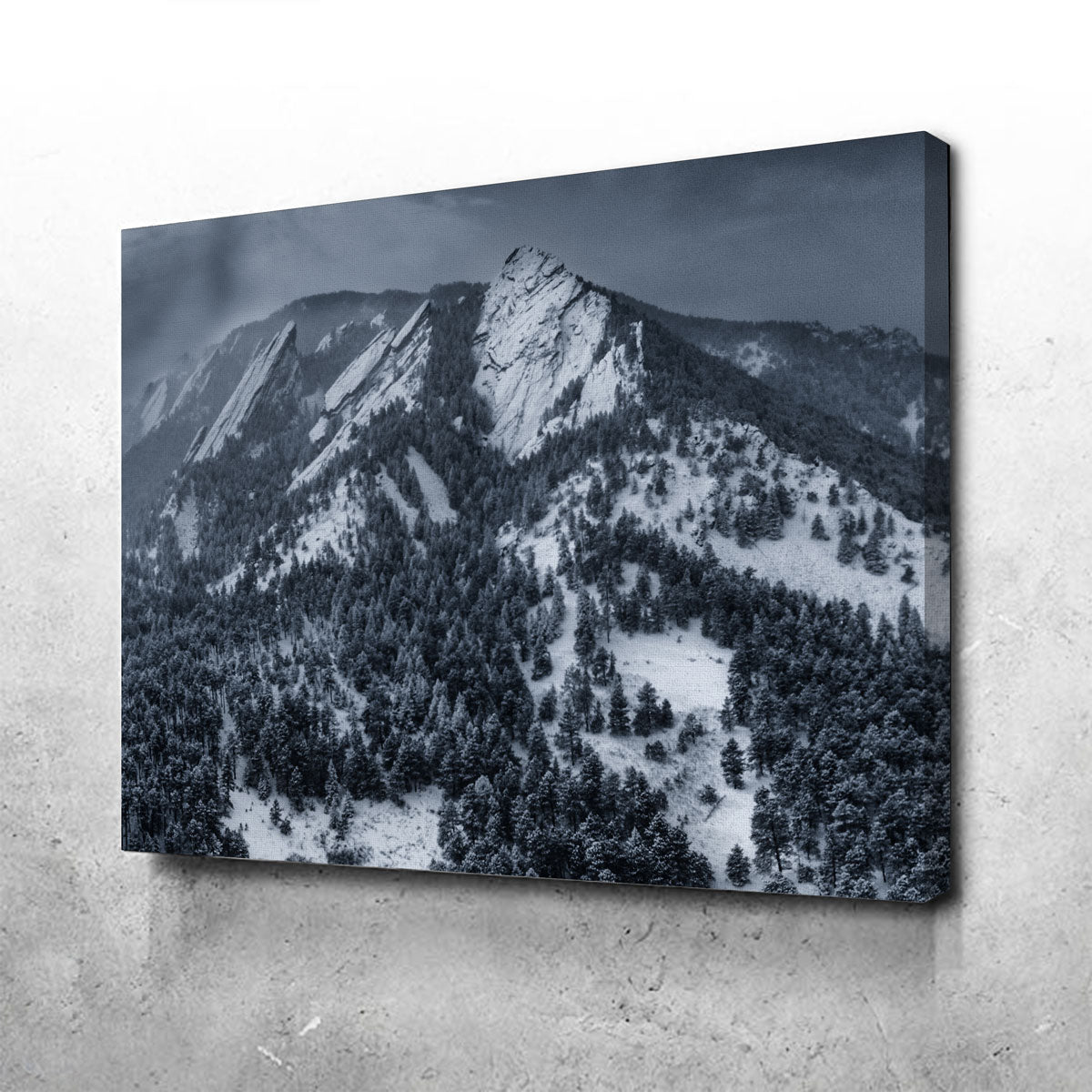 Breathtaking Snow On The Flatirons Wall Art for Stunning Home Decor