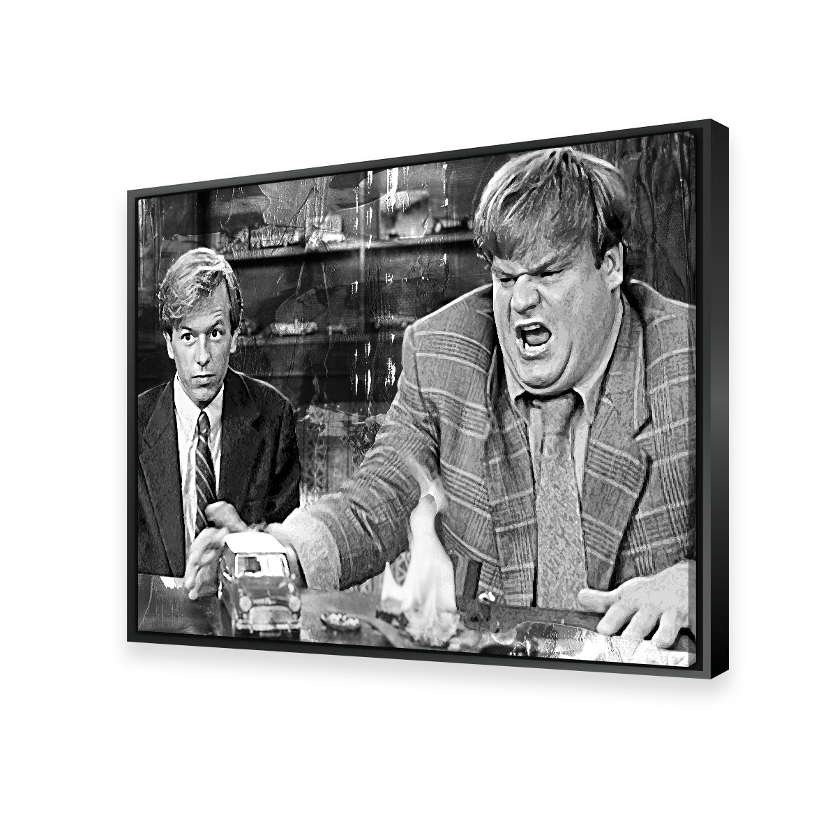 Callahan Stunning Sales Pitch Grayscale Wall Art for Home Decor