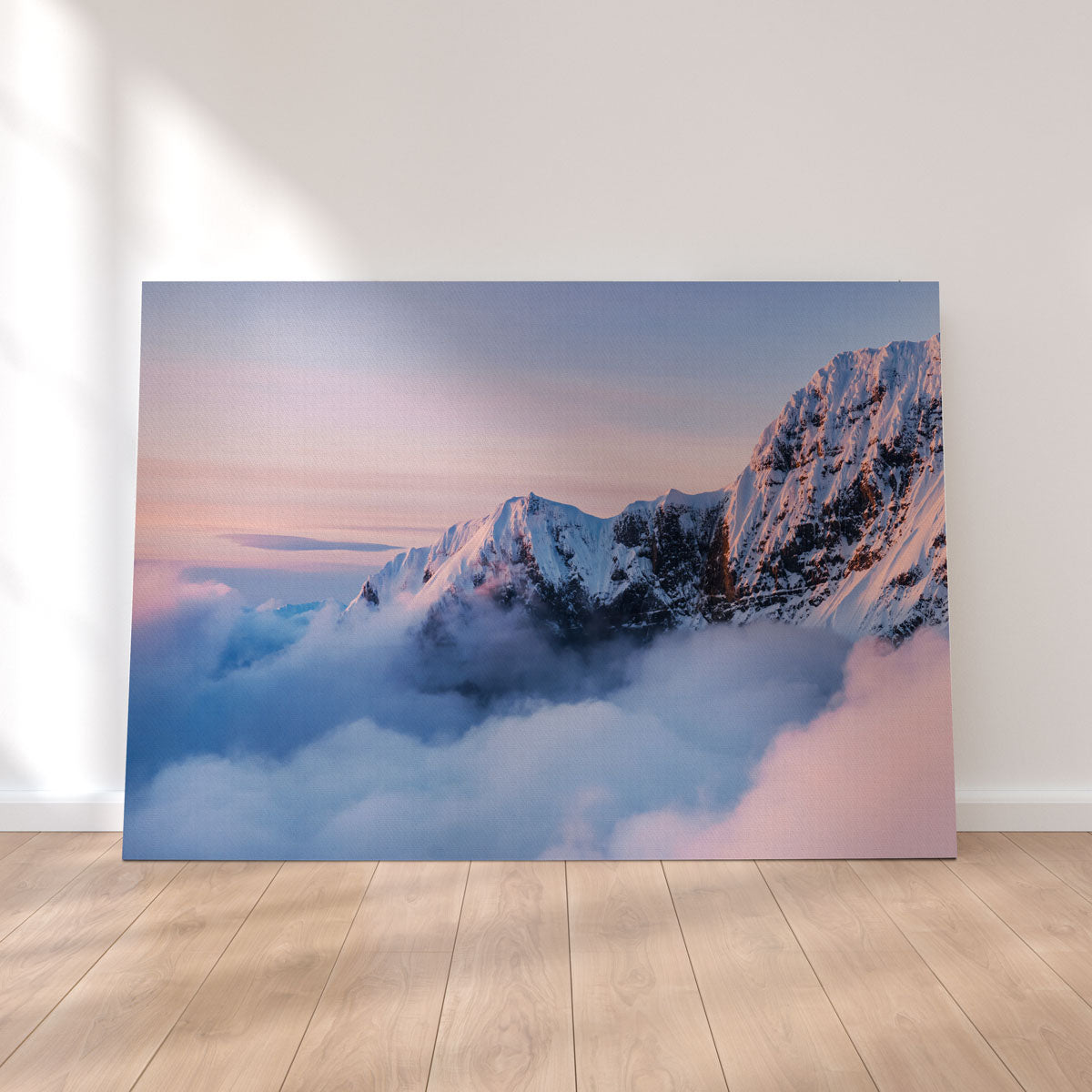 Exquisite Snowy Peaks Wall Art by Lucas Moore