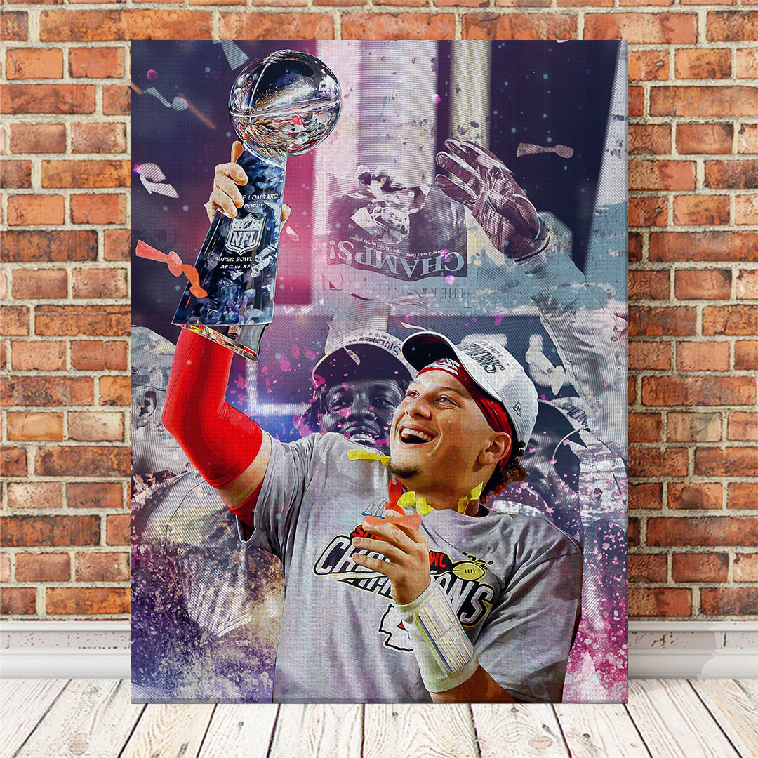 Exclusive Champs - Mahomes Wall Art for Sports Fans