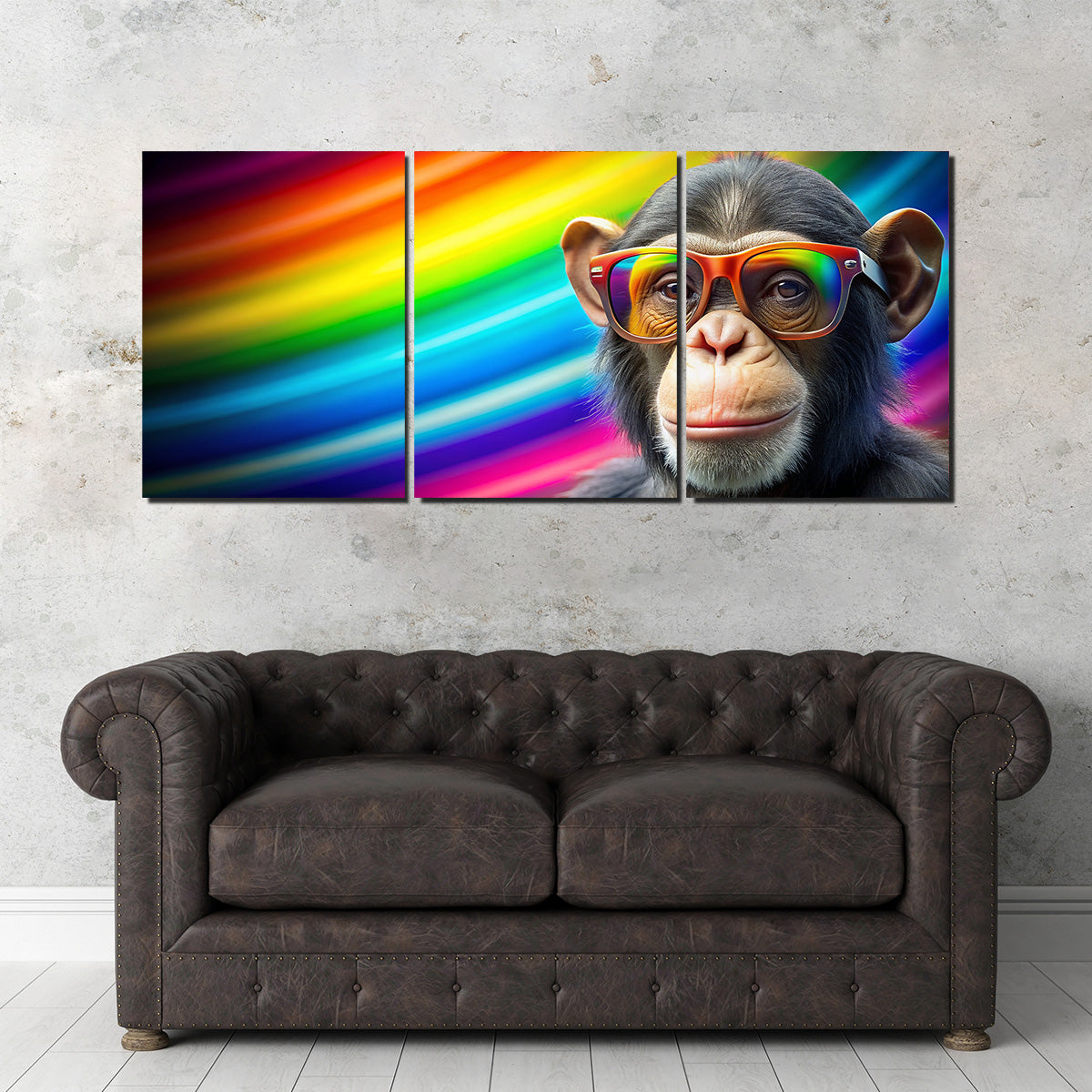 Vibrant Monkey Color Wall Art for Stunning Home Decor