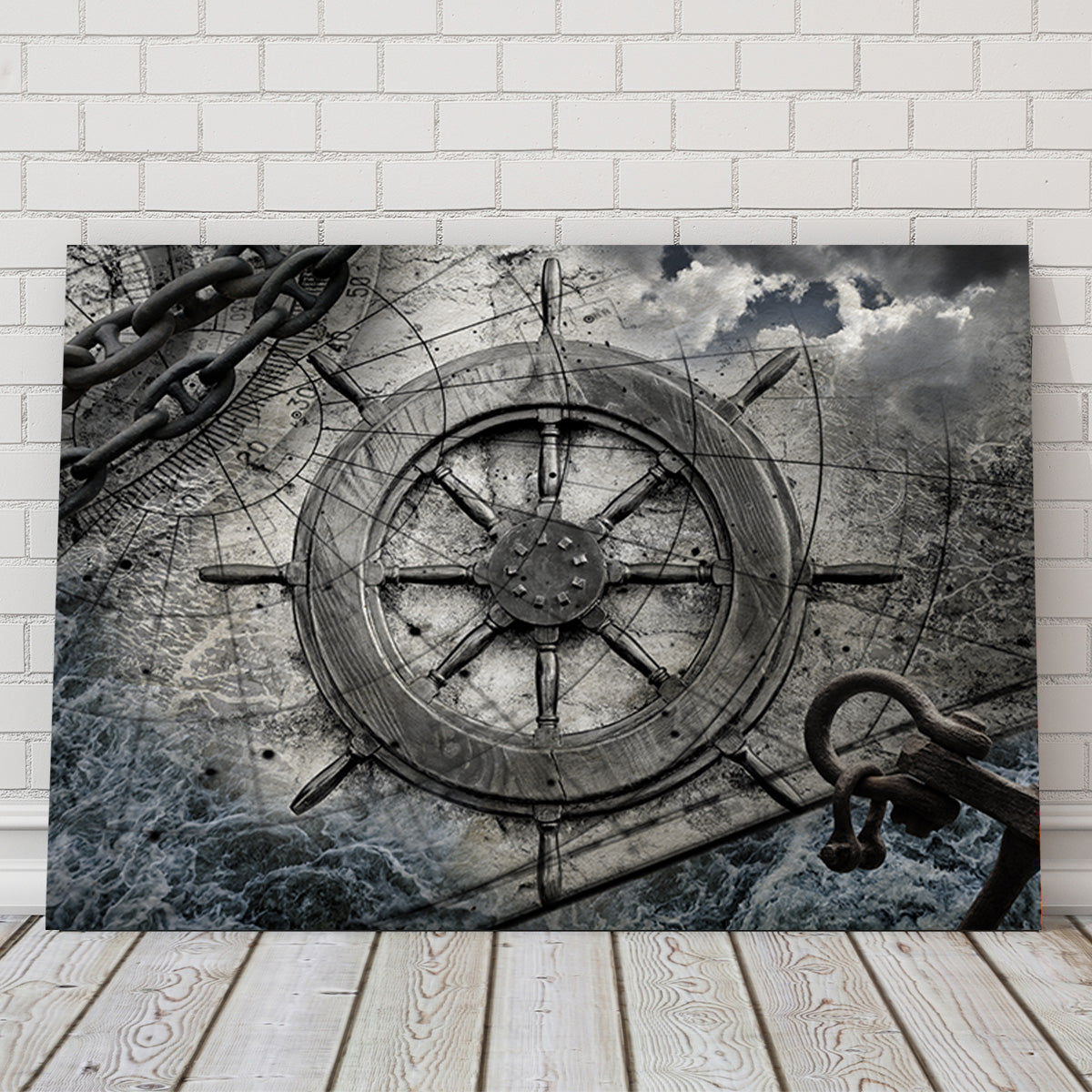 Stunning Helm and Chains Wall Art for Your Home Decor
