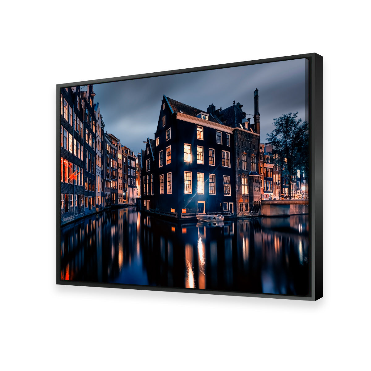 Enchanting Amsterdam By Night Wall Art for Stunning Home Decor