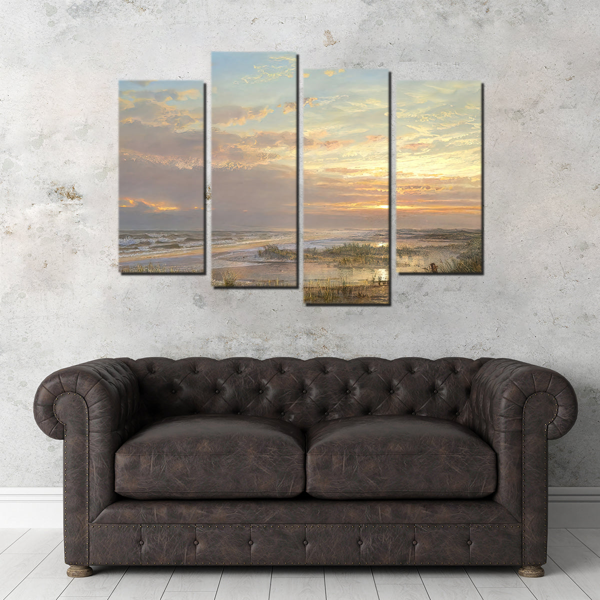 Stunning High Tide Wall Art by Denise Dundon