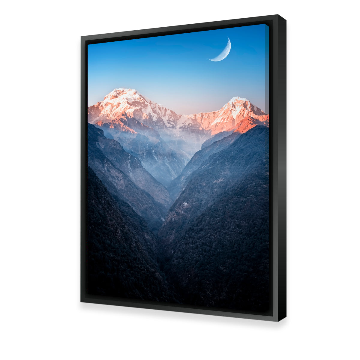 Exquisite Himalayan Moonrise Wall Art for Stunning Home Decor