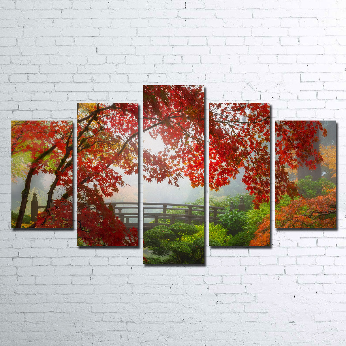 Exquisite Portland Japanese Garden Wall Art - Museum-Quality Canvas Print