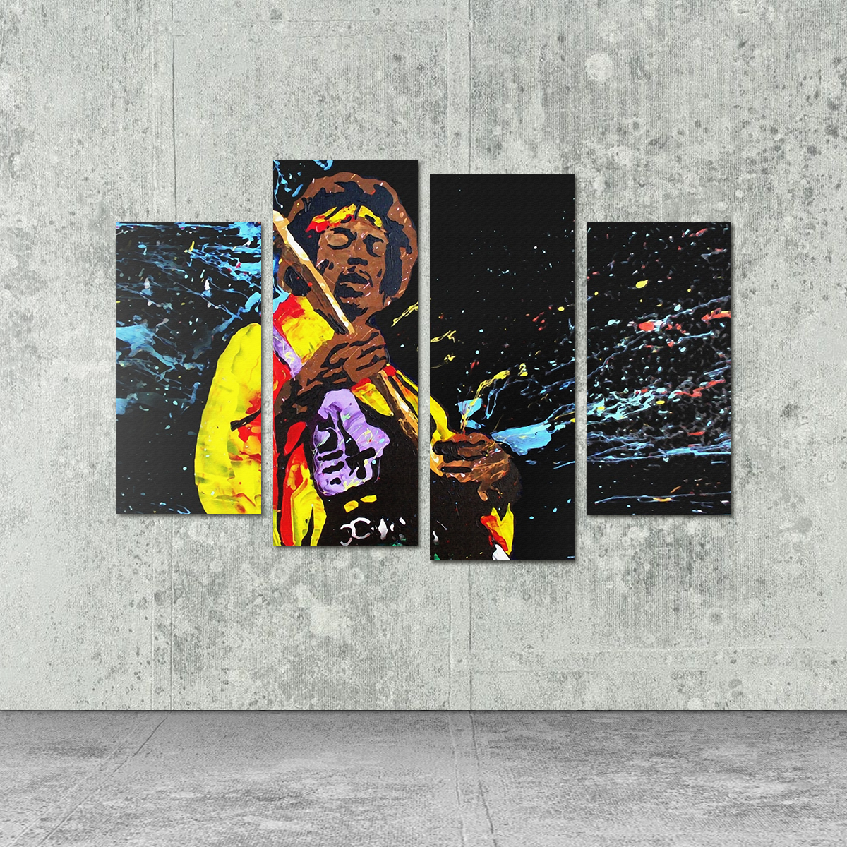 Stunning Hendrix Canvas Wall Art for Striking Home Decor