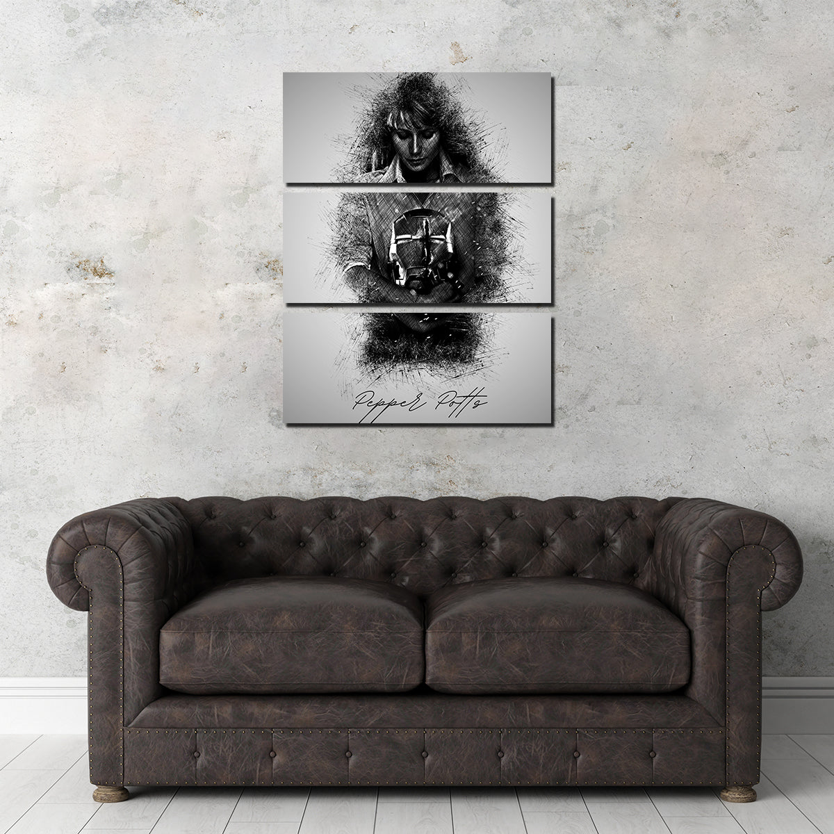 Stunning Pepper Potts Wall Art by Albi Art