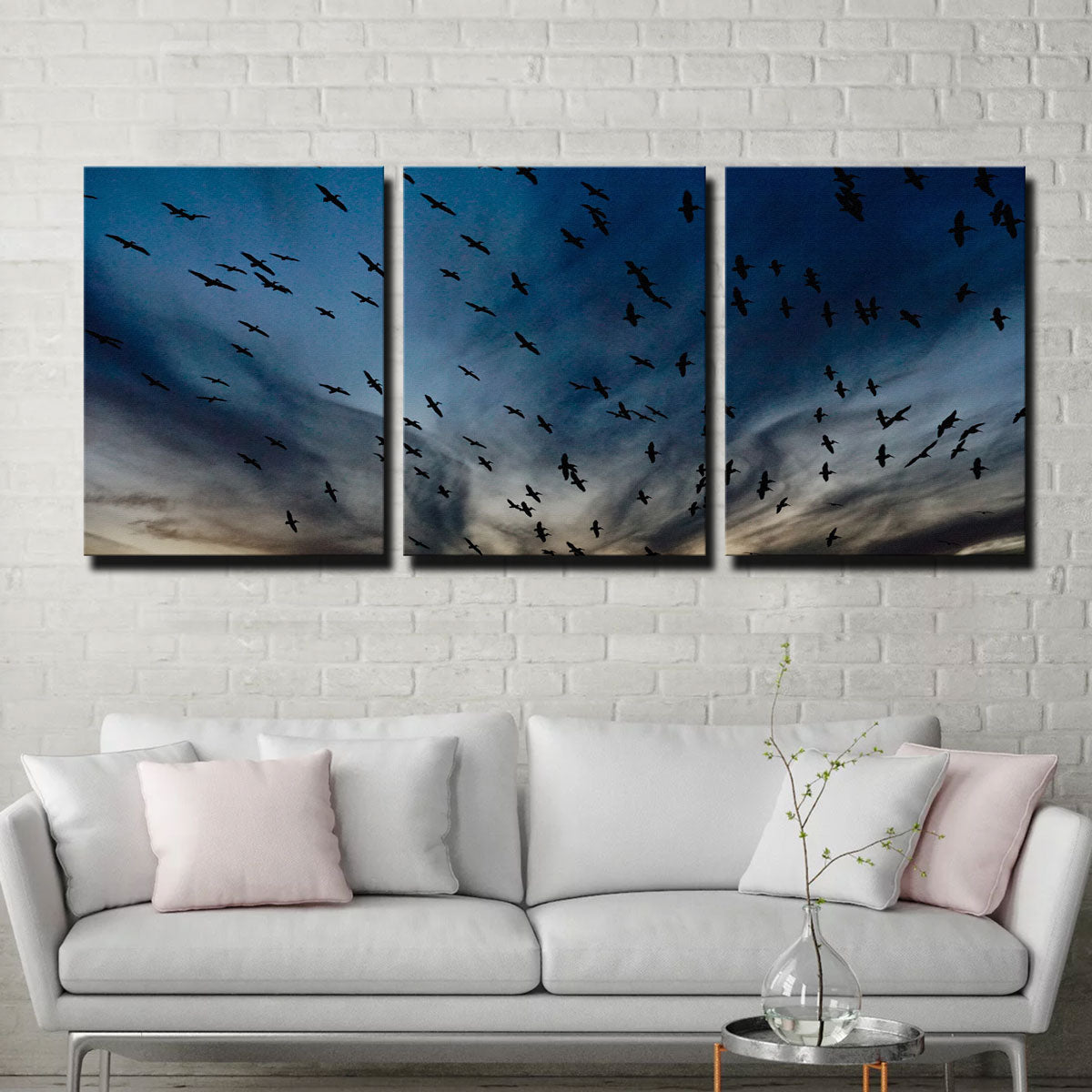 Stunning Pelican Migration Louisiana Wall Art by David Campbell