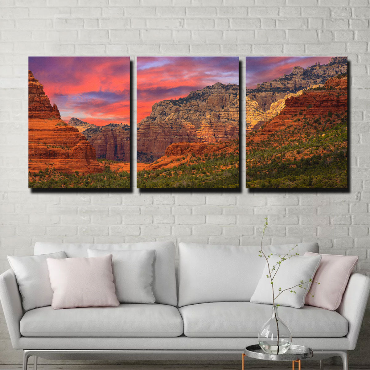 Stunning Sedona Sunset Wall Art for Home Decor