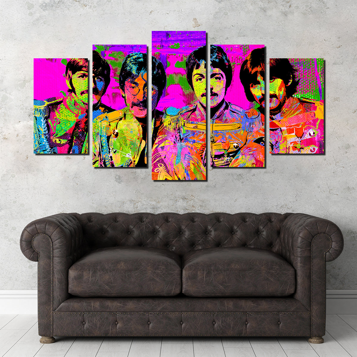 Sgt. Pepper's Iconic Beatles Wall Art by Stephen Chambers