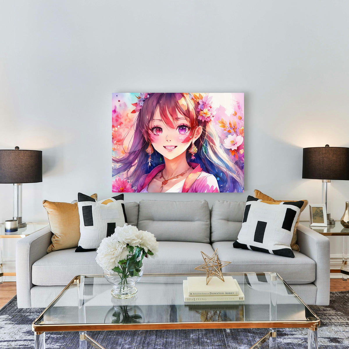 Stunning Anime Girl Wall Art Print