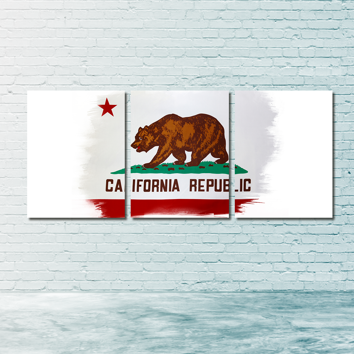 Stunning California State Flag Wall Art for Your Home Decor