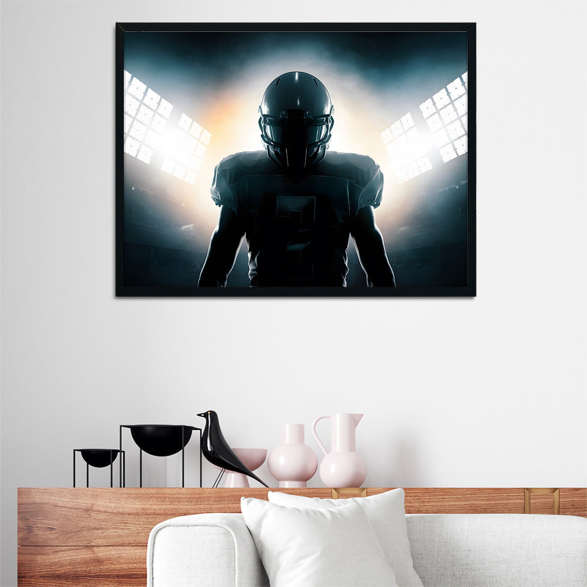In the Zone Premium Wall Art - Sustainable Kiln - Dried Pine Frame